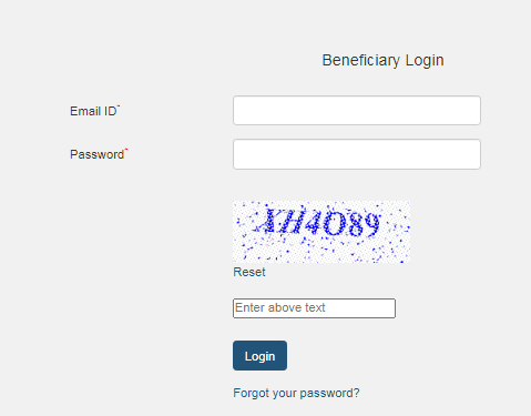 PMMVY Beneficiary login