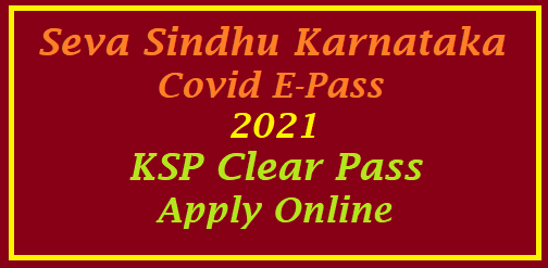 KSP Clear Pass Seva Sindhu Apply Online