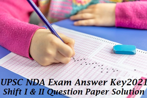 NDA 2021 Exam Answer key Question Paper Solution