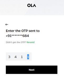 Enter Otp