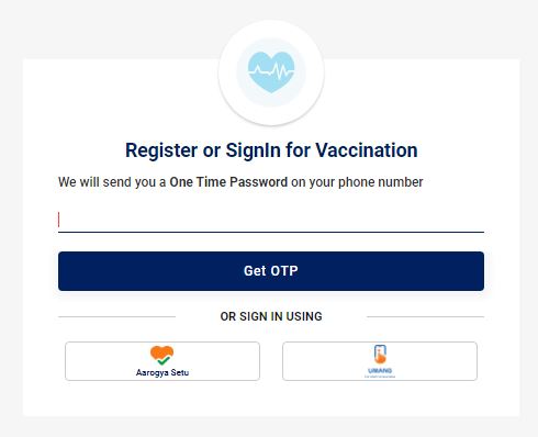 Registration Covid Vaccination
